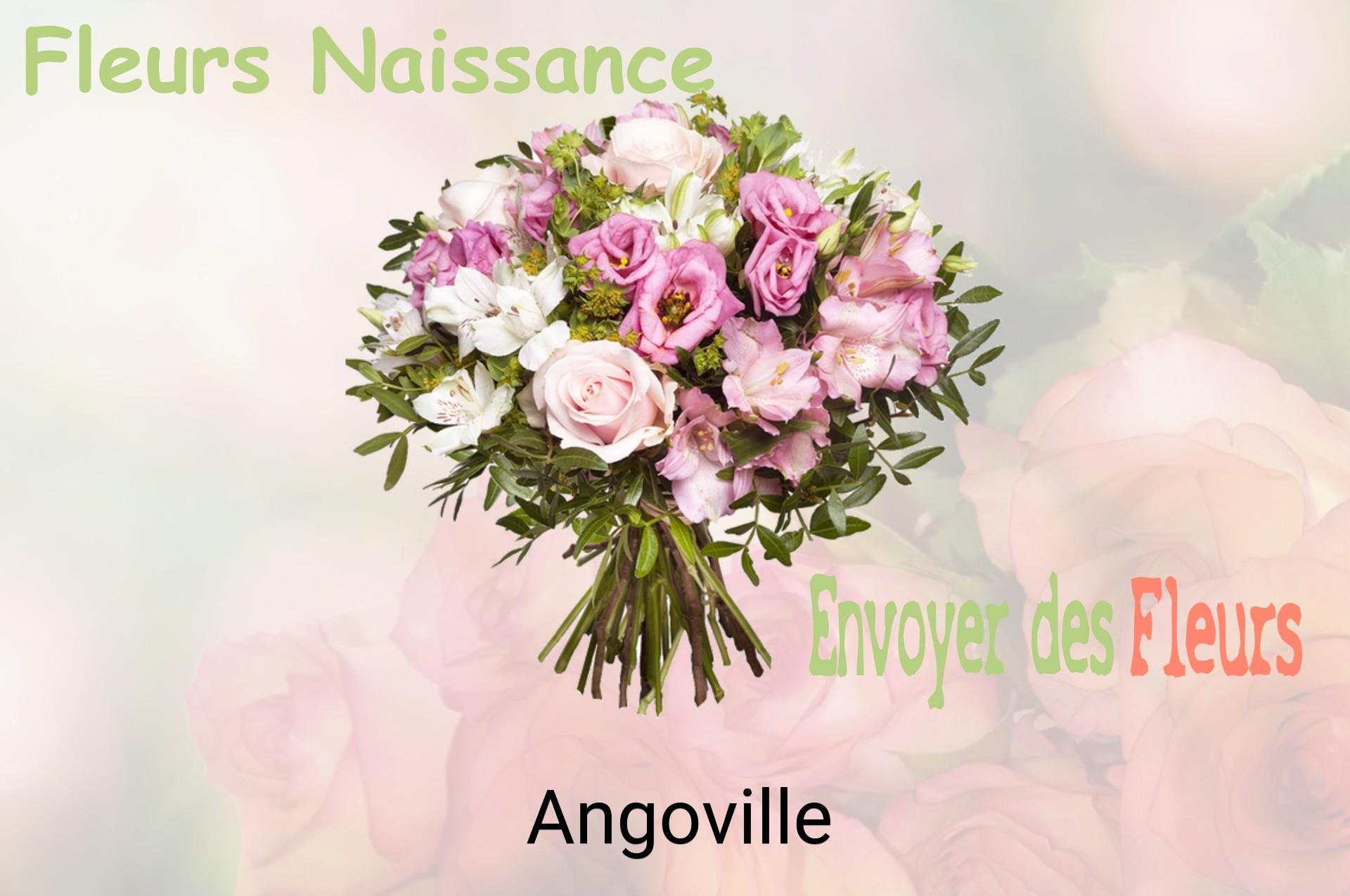 Bouquet de fleurs de naissance livré à Angoville